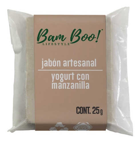 Jabón Hotelero Artesanal Yogurt Con Manzanilla 25 G 90 Pz