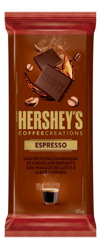 Chocolate Espresso Com Pedaços Café Hershey's Pacote 85 G