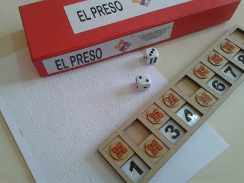 Juego El Preso. Adaptado Con Braille 