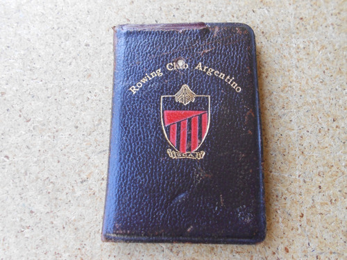 Carnet Antiguo Rowing Club Argentino - Sin Valor Legal -1940