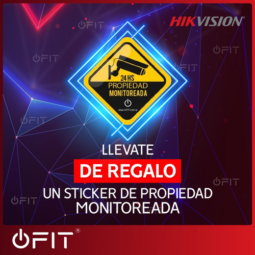 Imagen 9 de 10 de Kit Camaras Hikvision Dvr 4 Ch + 2 Bullet + Disco