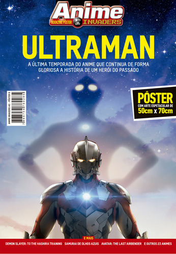 Superpôster Anime Invaders - Ultraman: Série Animada, De Editora Europa. Editorial Europa, Capa Mole, Edição 2024-03-29 00:00:00 Em Português