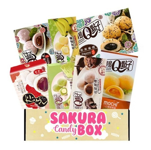 Sakura Mochi Box (mochis Japones, Coreano, Taiwan)