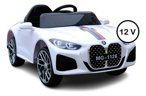 Bmw S4 Motorizada Infantil Carro Elétrico C/controle Luz Som Voltagem Do Carregador 110v/220v Cor Branco