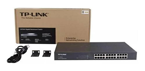 Switch Tp-link 24 Puertos Gigabit Tl-sg1024 Rackeable.