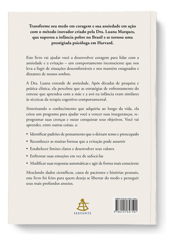 Viver Com Ousadia: Uma Abordagem Científica Para Reprogramar Sua Maneira De Lidar Com O Desconforto E O Estresse, De Marques, Luana., Vol. 1. Editorial Gmt, Capa Mole Em Português