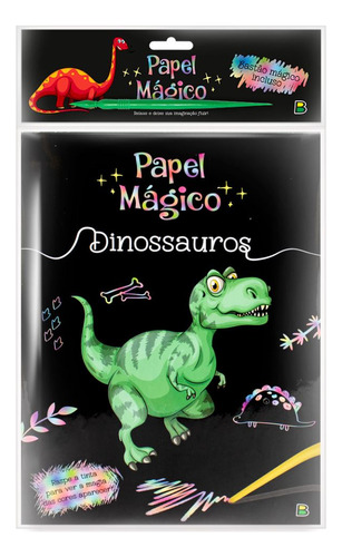  Livro De Colorir Infantil Rabisco Mágico Dinossauros, De Brijbasi Art Press Ltd. Série Rabisco Mágico Editora Todolivro