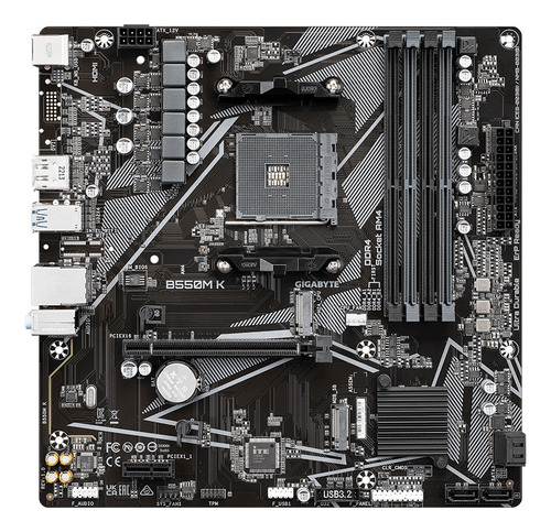 Motherboard Gigabyte B550m K Ddr4 Am4