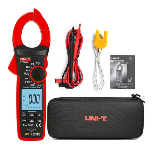 Pinza Amperimétrica Profesional Uni-t Ut208b 1000 A 1000 V