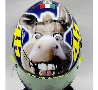 Casco Agv K3 The Donkey (burro) Moto Gp Valentino Rossi