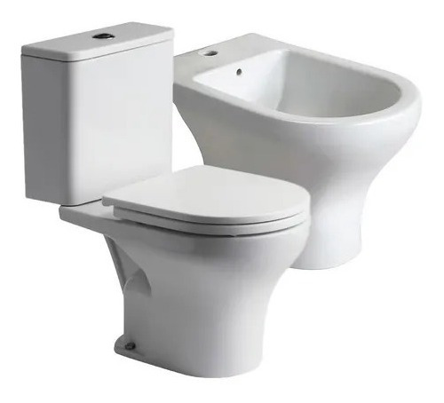 Ferrum Veneto Inodoro + Deposito + Bidet + Asiento De Regalo