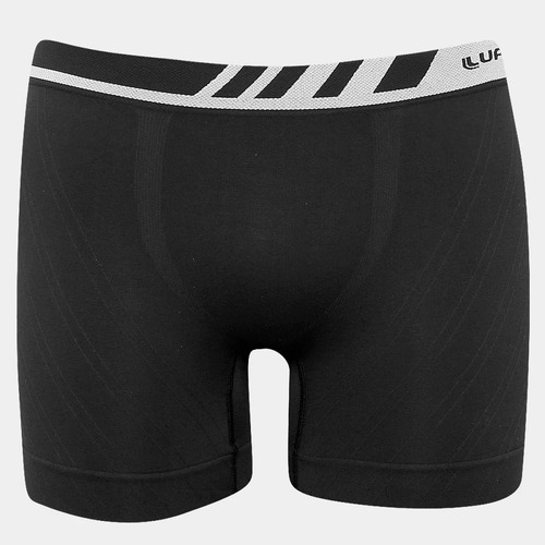 Cueca Lupo Boxer Microfibra Sem Costura - Preta