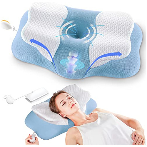 Napz Cervical Memory Foam Pillows, Side Sleeper Xwbl1