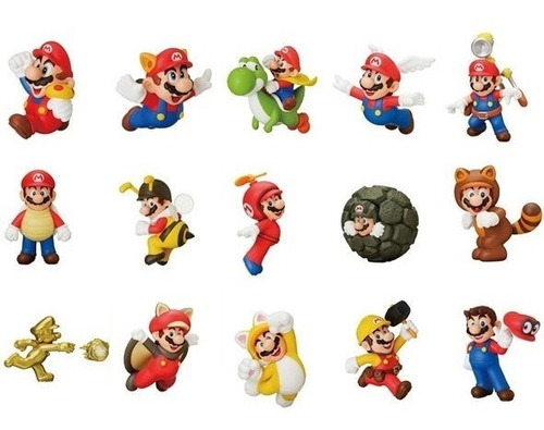 Colección Súper Mario Bros X 7 Personajes Originales Únicos