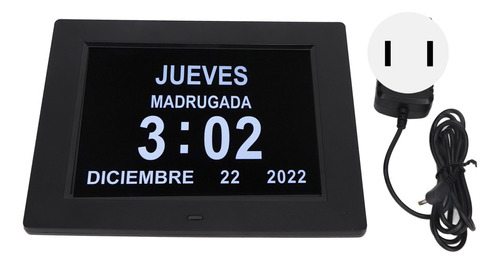 Reloj De Calendario Electrónico De 8 Pulgadas Con Atenuación