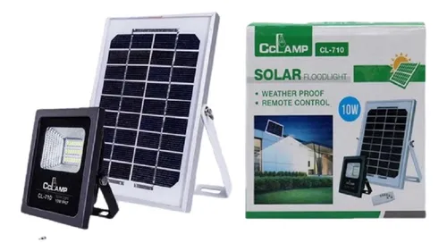 Panel Solar Cl-710 Lampara Reflector 10w Control Resistente