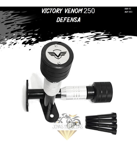 Slider Defensa,mataburro Partes Lujo Moto Victory Venom 250