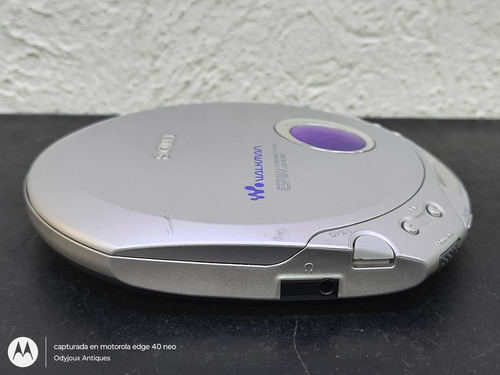 Discman Sony Walkman D-e351sr Portable Cd Player Funcionando Gris (Usado)