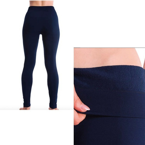 Leggins Termico Para Mujer Pantalon Para Frio Azul