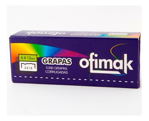 Grapas Lisas Ofimak 5000 Grapas Pack 10 Und