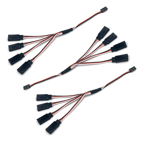 5 Piezas Jr Y Connector Servo Cable De Extensión De 3 Pines,