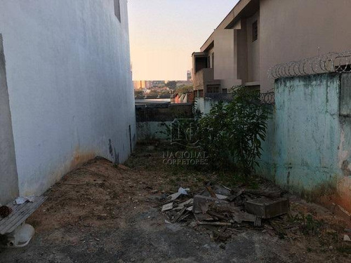 Terreno À Venda, 125 M² Por R$ 320.000,00 - Parque Oratório - Santo André/sp - Te1073