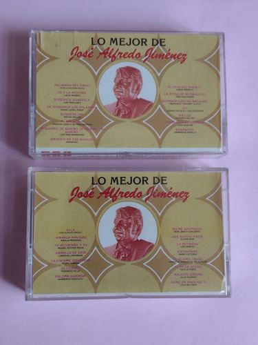 Cassette Lo Mejor De José Alfredo Jiménez Y Sus Amigos 1 Y 2 (Usado)