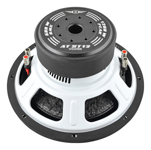 Autotek At St12d4 Subwoofer 12 De 4 Ohm 600w Rms 1200w Pieza Blanco