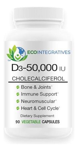 Bioinnovations Pharmacal Vitamina D3 50,000 Ui 90 Cápsulas