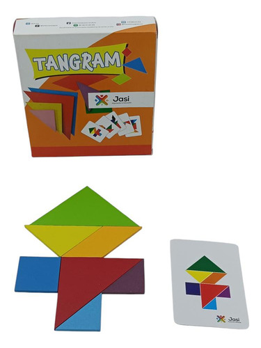 Tangram Y Tarjetas Multicolor