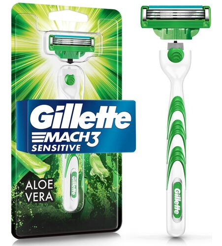 Barbeador Gillette Mach3 Sensitive Aparelho De Barbear