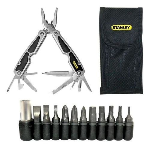 Navaja Multiherramienta C/pinza 29 1 Ace/inox Bimaterial Negro