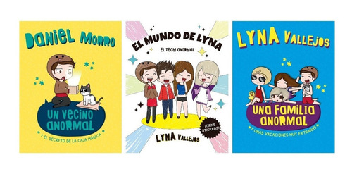 Familia Anormal 3 + Vecino + Mundo Lyna - 3 Libros Altea *