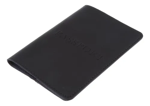 2 New Pu Leather Id Holder Bag Travel Holder Card Case Black