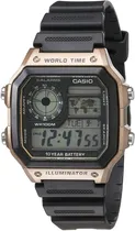 Comprar Reloj Casio Core Ae-1200wh 10 Años De Batería Hora Mundial