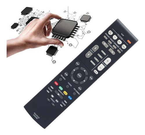 Control Remoto De Repuesto Rav533 Para Receptor Yamaha Av Ho