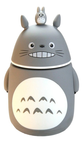 Termo Botella Mi Vecino Totoro Sonrisa Vidrio 300 Ml Kawaii