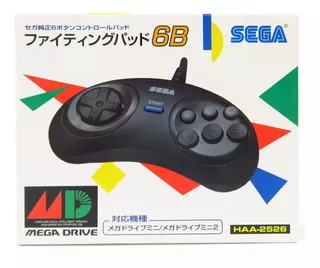 Controle Extra 6 Botões Para Sega Mega Drive Mini 2