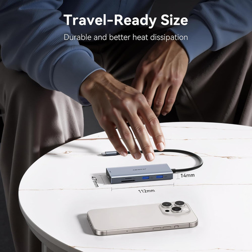 Usb C Hub Multiport Adapter For Macbook Pro/air, 9 In 1 U...