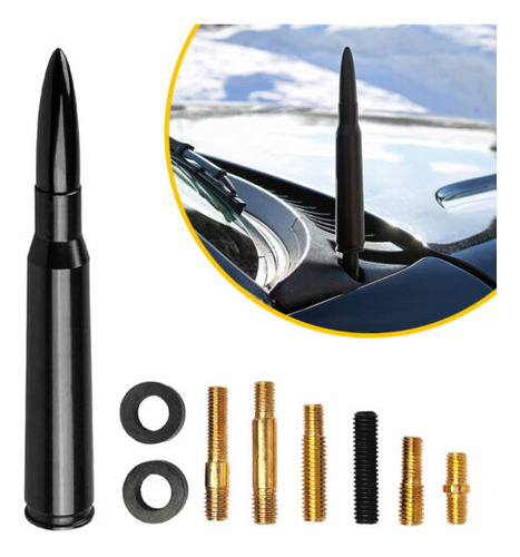 Black Bullet Antenna 50 Cal For Chevrolet Silverado 1500 Ggg