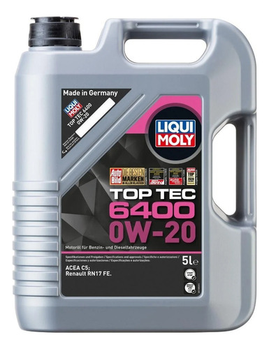 Aceite De Motor 0w20 Top Tec 6400 Liqui Moly