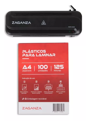 Kit Plastico Para Plastificar A4