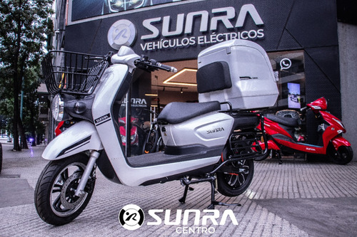 Moto Electrica Sunra Caguu Para Delivery + Envio Y Casco / G