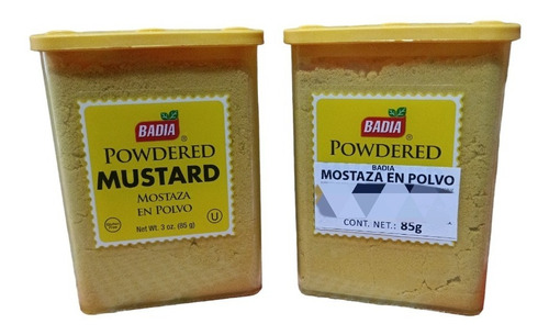 2  Pz Mostaza En Polvo 85g C/u 