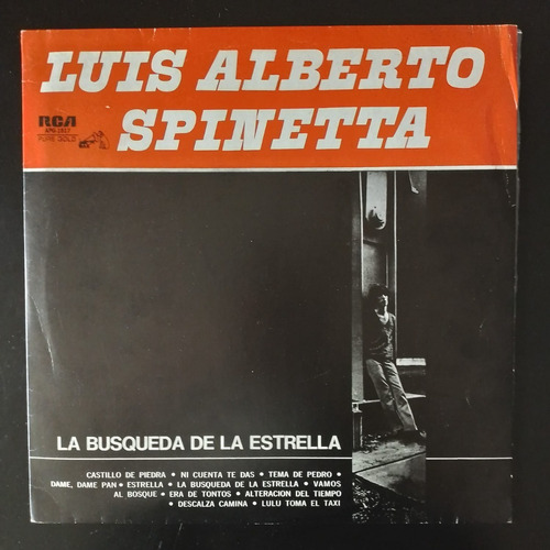Vinilo Lp Spinetta - La Busqueda De La Estrella - 1972 - Nm