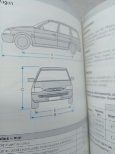 Ford Escort 2000 Manual Do Proprietário 1.6 1.8 Zetec Rocam (Usado)
