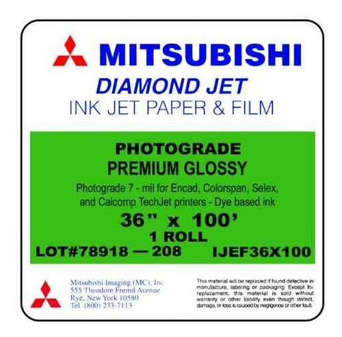 Papel Inyección De Tinta Calidad Fotográfica Mitsubishi