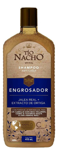 Shampoo Tío Nacho Sistema Engosador 415ml