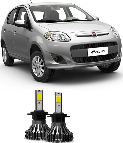 Kit Super Led Palio 2012 2013 2014 2015 2016 Farol Baixo