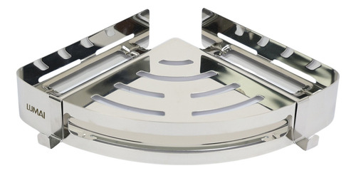 Suporte Porta Shampoo Sabonete Parede Banheiro Cozinha Inox